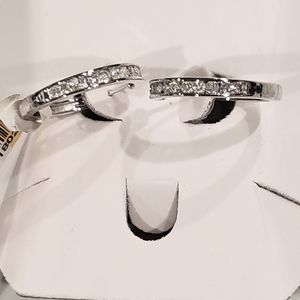 Effy diamond hoop earrings 14k gold